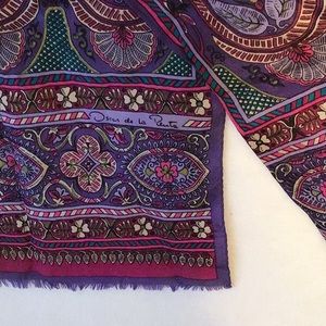 Oscar de la Renta Silk Scarf 10 by 50 inches